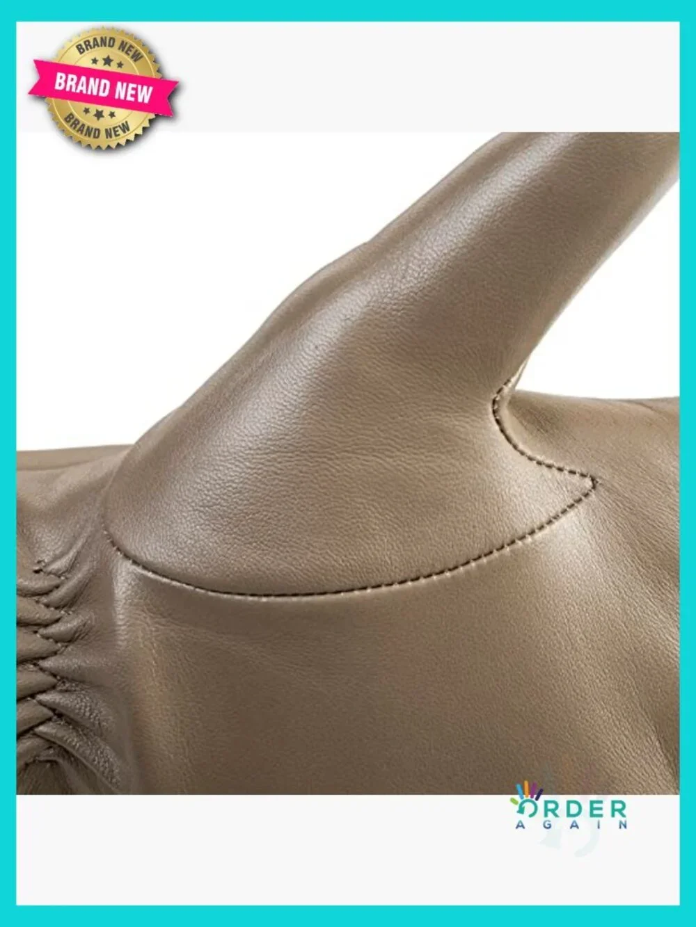 Leather Gloves with Cashmere Lining Touchscreen Driving Dress Gloves Winter